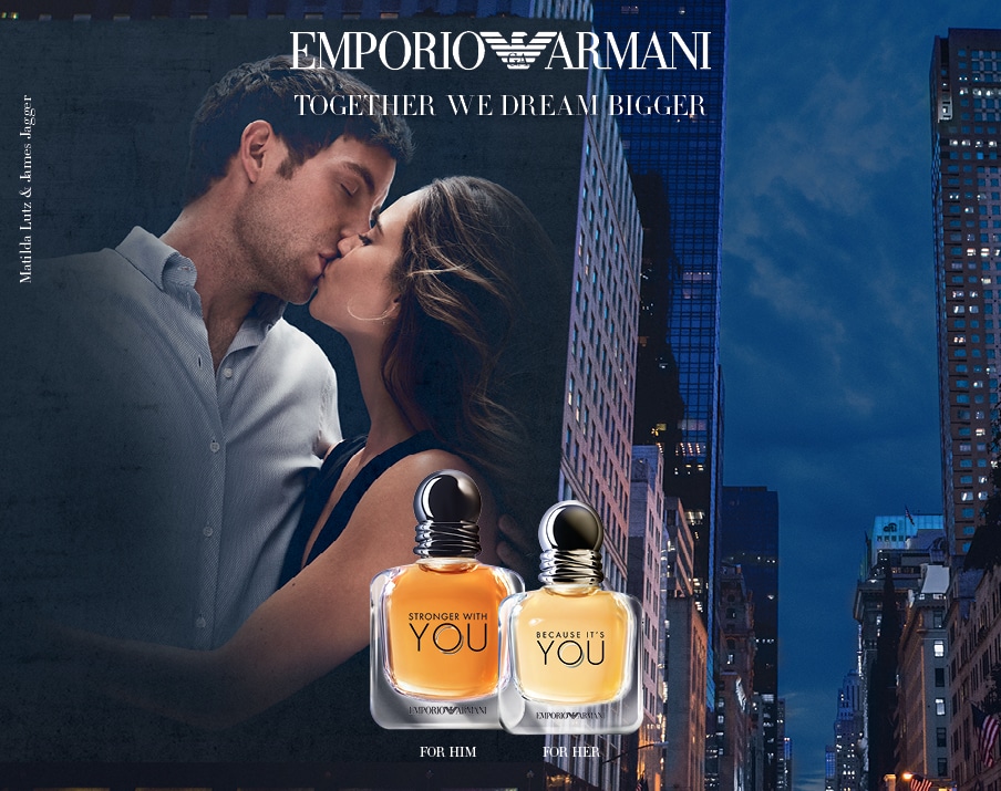 Stronger with YOU, Eau de toilette &amp; Because it&#39;s YOU, Eau de Parfum,  EMPORIO ARMANI - Paris 8